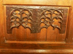 Carved panels St Leonard - Ryton on Dunsmore