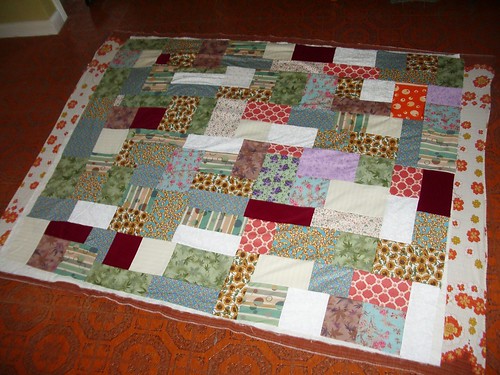 Quilt sandwich for EEs baby quilt