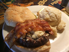 Bacon and bleu burger