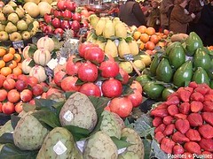 Marché de la Boqueria - Barcelone - Fruits frais