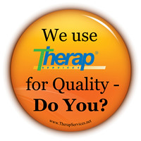 Graphic showing We use Therap for Quality-Do You?