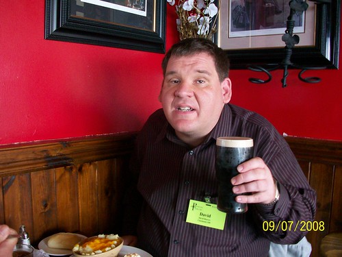 Ireland - Ring of Kerry Tour  - Scarriff Inn - Me enjoying a Guiness