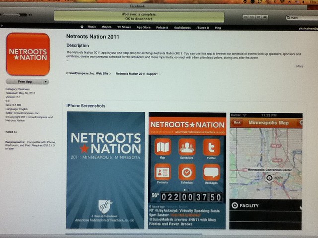 Netroots Nation 11 for iPhone/iPod Touch