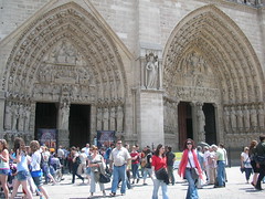 Notre Dame entrance