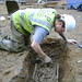 Greg excavating burial 1812