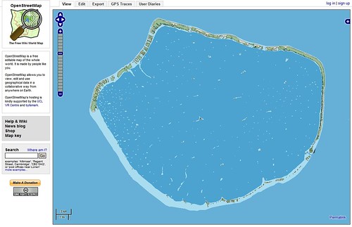 OpenStreetMap - Arutua Atoll - EVS Precision Map 2