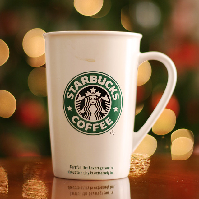 Starbucks' Christmas Bokeh