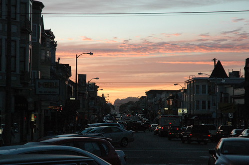 Sunset over Geary