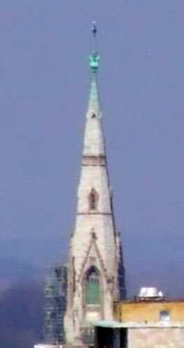 Saint Alphonsus Liguori Church, in Saint Louis, Missouri, USA from the Compton Hill Water Tower