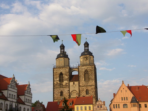 Stadtkirche vom Markt aus