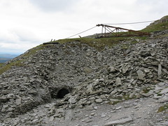 abandoned slate quarry