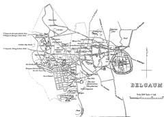 belgaum city map 1894