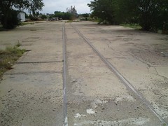 Rail line from the Dalhart roundhouse