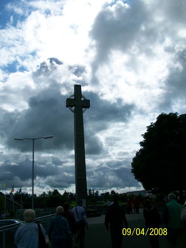 Ireland - Knock Shrine - celtic cross