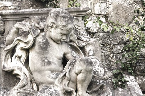 Sculpture in the Baroque Gardens at IMMA, Dublin, Ireland