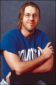  David Foster Wallace in Pomona College Shirt