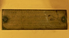Brass engraving St Leonard - Ryton on Dunsmore