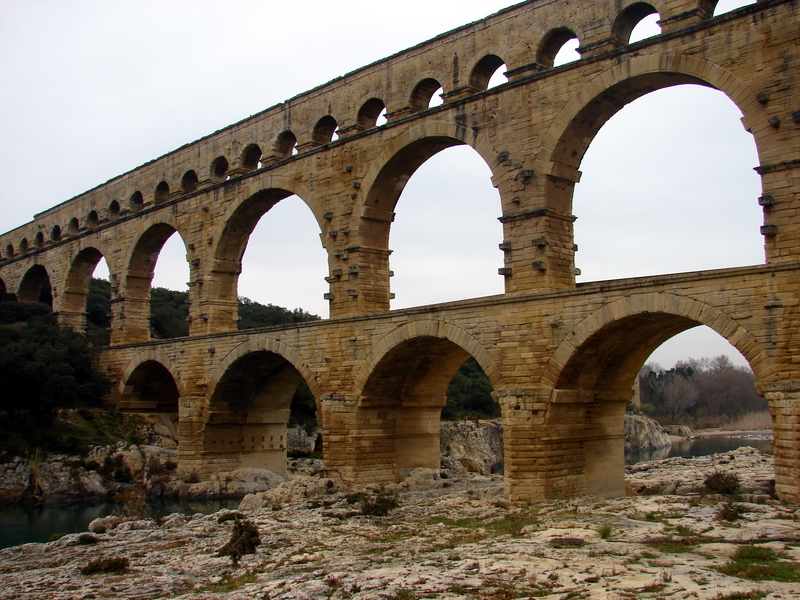 Aquaduct at Pont du Gard