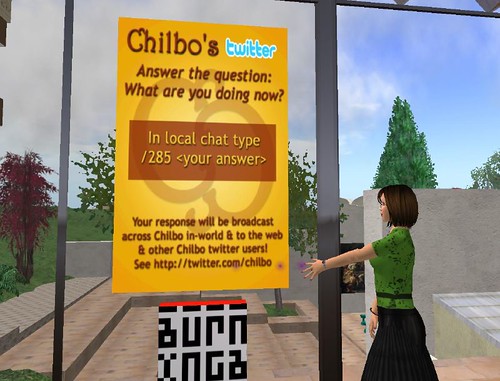 Chilbo Public Twitter Station - Instructions Poster