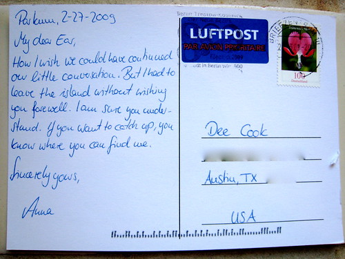 Postcard from Anna
