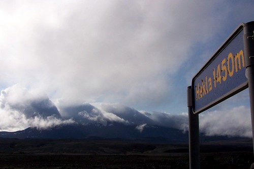 Vulcano Hekla in clouds (like always)
