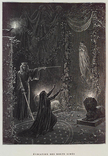 009- Evocación de los muertos amados- P. Christian. Histoire de la Magie 1884