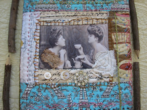 quilted book cover