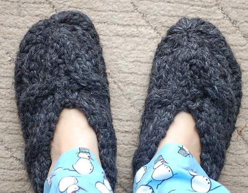 I made slippers!