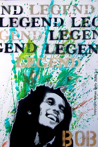 Bob Marley "LEGEND" Stencil