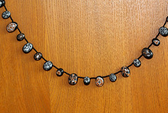 Kaleidoscope cane necklace