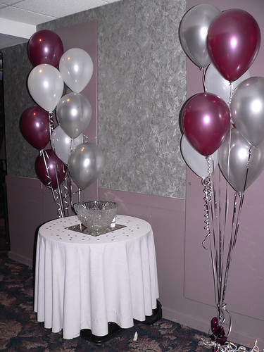 40th Birthday Party Centerpieces. I found 40th anniversary ruby