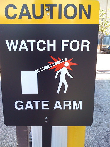 Watch for *BANG* Gate Arm ©  upyernoz