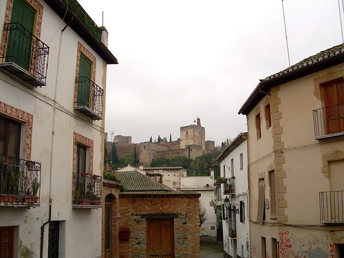 Albaicín quarter with Alhambra in the background