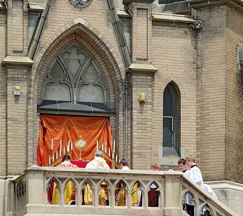 Saint Francis de Sales Oratory, in Saint Louis, Missouri, USA - Corpus Christi procession 6