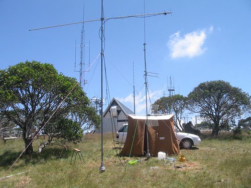VHF & UHF in the summer field day contest 2008