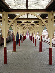 Blaenau station canopy