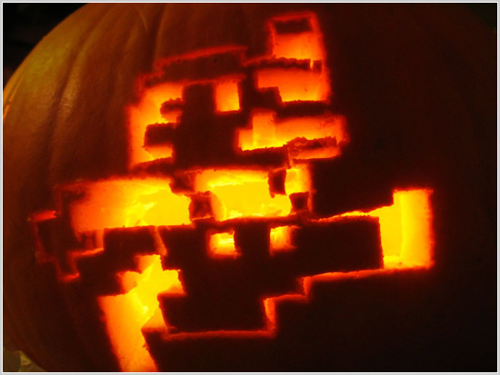Mario pumpkin