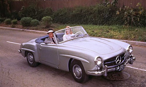 A very befitting vintage Mercedes convertible highsociety mercedes