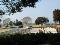 昭和の森公園の第２駐車場