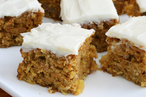 Light Carrot Cake with Cream Cheese Frosting