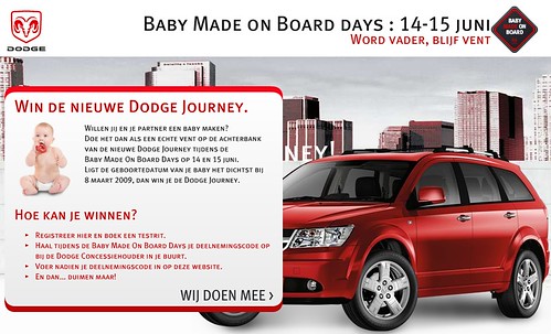Dodge: baby made on board
