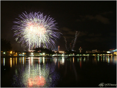 ndp 2004 singapore national day fireworks  kallang stadium