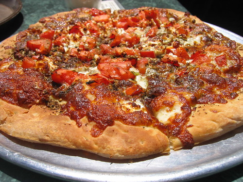 Middle Eastern pizza