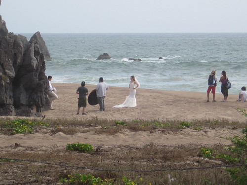 Beach wedding at Tenacatita