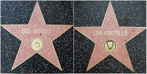 Bud's and Lou's Walk of Fame Stars