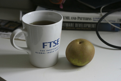 Tea and an apple