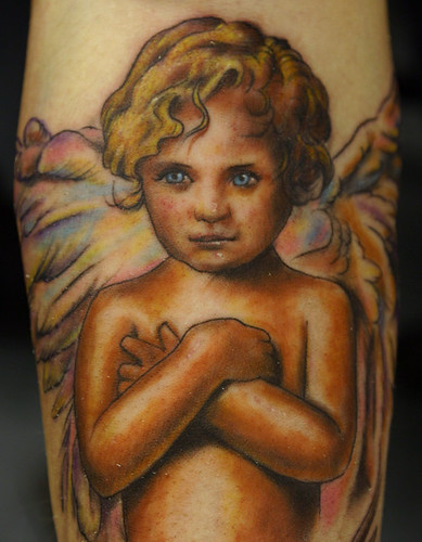 angel-child-tattoo by The Tattoo Studio