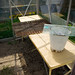 Pasting table in the greenhouse