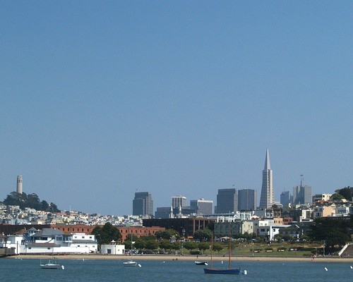 San Francisco Coit Tower to Transamerica Pyramid