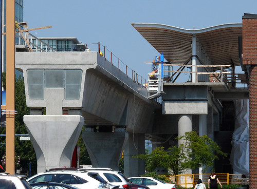 South end of the Canada Line at Richmond-Brighouse Station